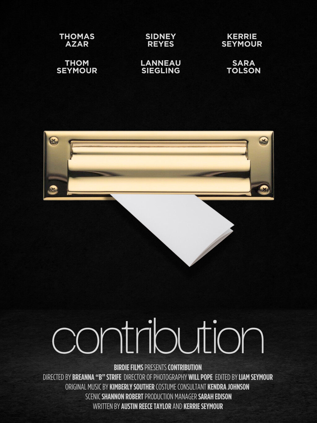 Filmposter for CONTRIBUTION